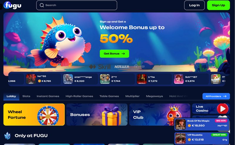 Fugu casino login in Germany